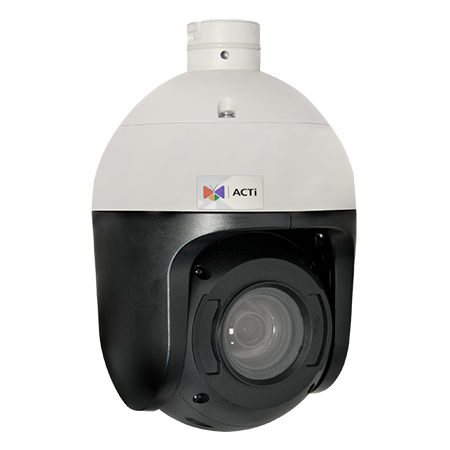 An ACTi i915 pan-tilt-zoom camera.