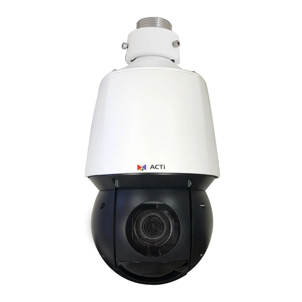 An ACTi Z958 pan-tilt-zoom camera.